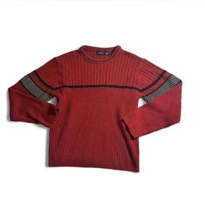 ribbed knit sweater